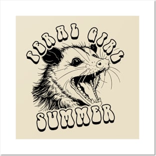 Feral Girl Summer Posters and Art